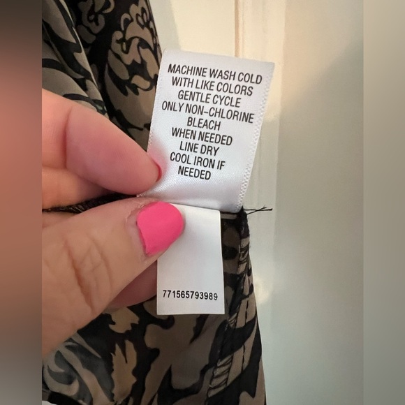 Black and Tan Floral Kimono Cardigan size L (F126) - Picture 5 of 6